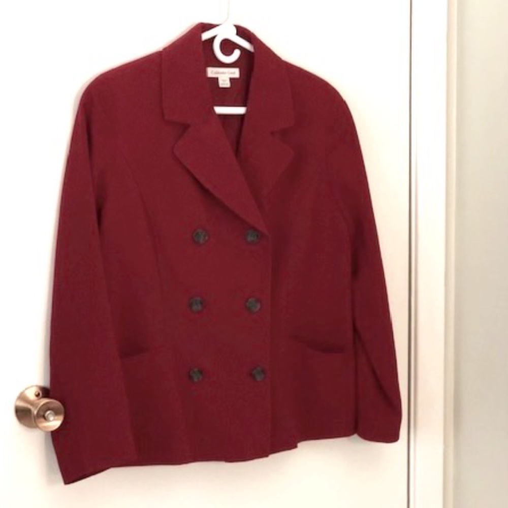 Dark Red Jacket